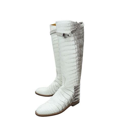 hermes himalaya crocodile|hermes croco boots.